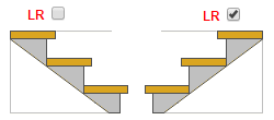 Skaičiavimas metalinių laiptų su posūkio 180 laipsnių ir etapuose atramų